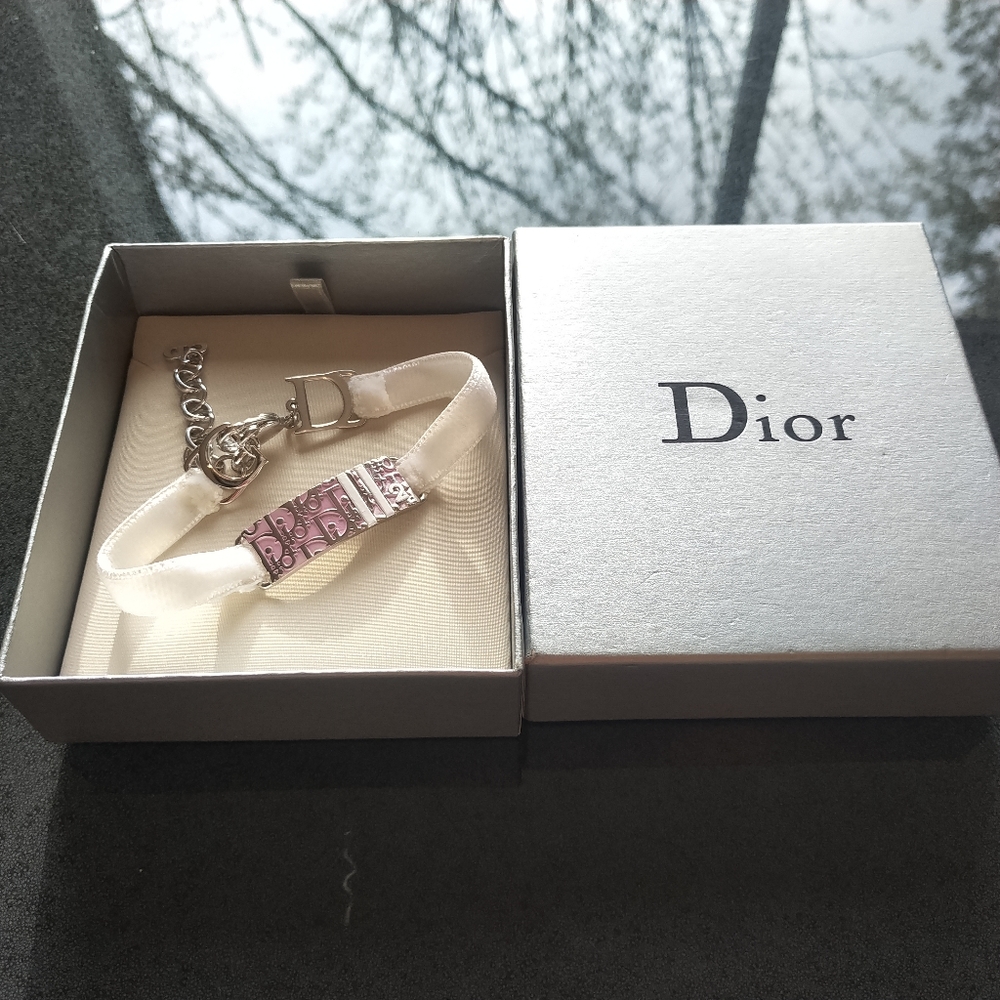 Christian Dior Pink Trotter Anklet or Bracelet
Authentic, comes with box